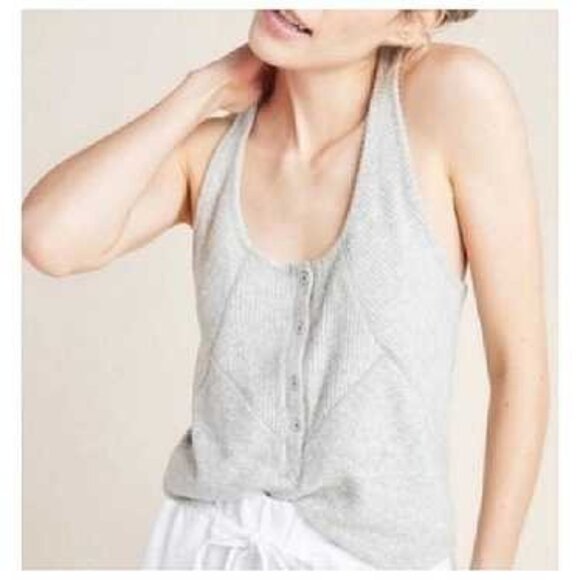 Bundle Of 2 Soft Brushed Fleece Racerback Tanks - Picture 2 of 6